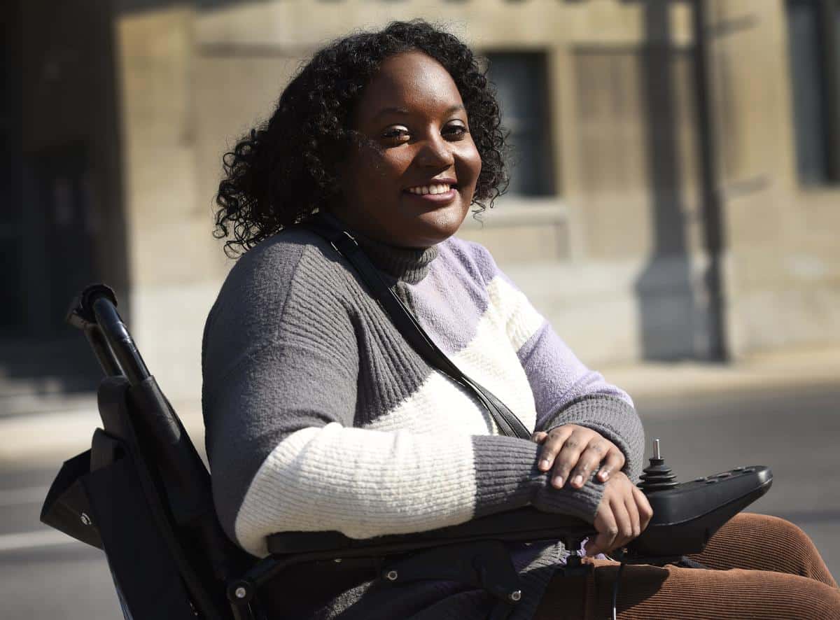 Photo of Disability Justice Network of Ontario's Sarah Jama.